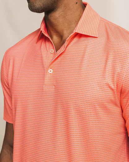 Driver Getting Ziggy With It Printed Polo | Southern Tide Trending