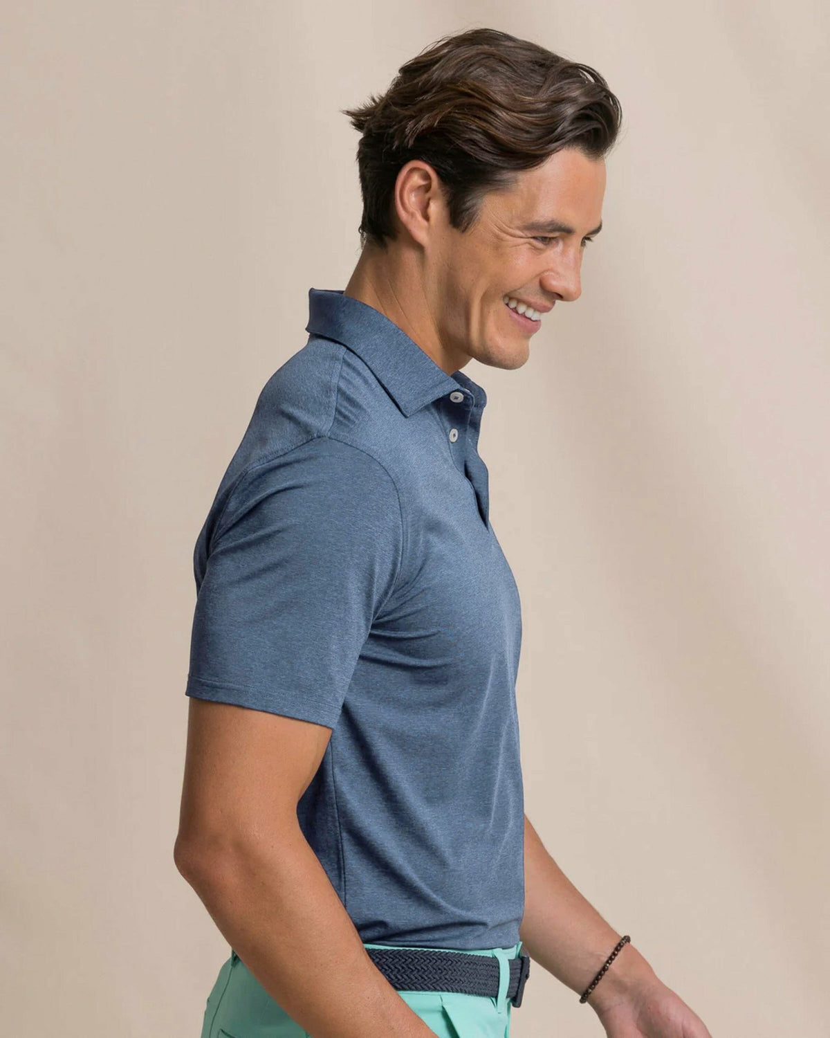 Coastal Breeze® Heather Performance Polo | Southern Tide Essential