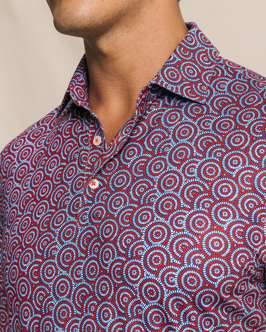 Driver Fireworks Printed Polo | Southern Tide Trending