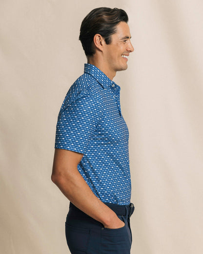 Driver Fintastic Frenzy Printed Polo | Southern Tide Hot Sale