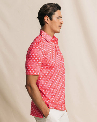 Driver Fintastic Frenzy Printed Polo | Southern Tide Hot Sale