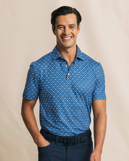 Driver Fintastic Frenzy Printed Polo | Southern Tide Hot Sale