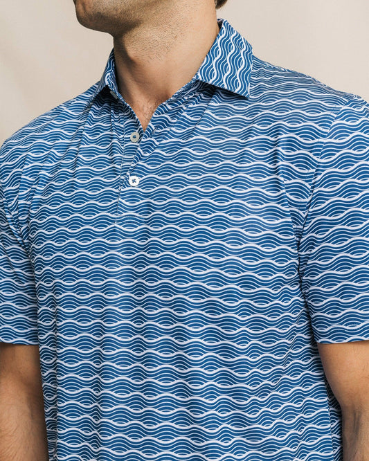 Driver Ocean Echo Printed Polo | Southern Tide Trusted