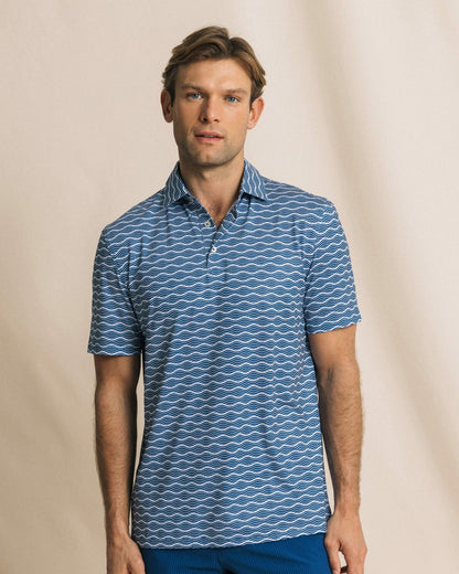 Driver Ocean Echo Printed Polo | Southern Tide Trusted