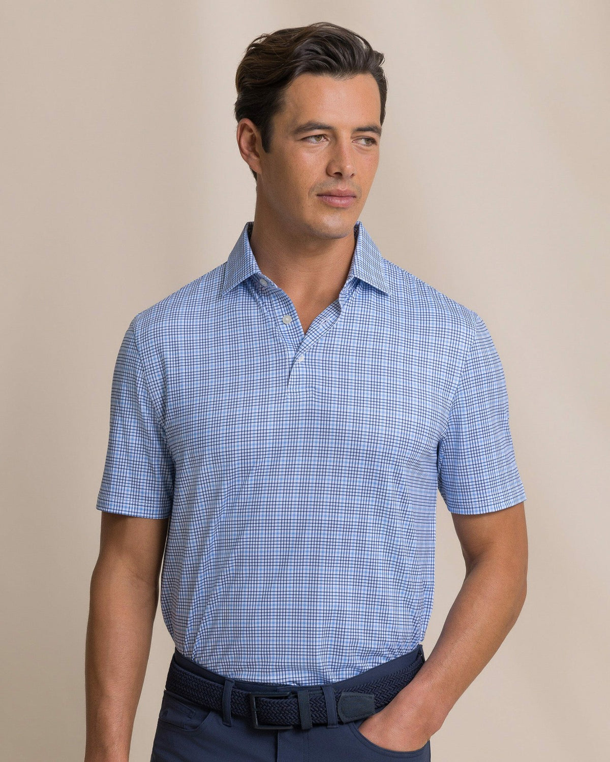 Driver Surfside Retreat Plaid Polo | Southern Tide Essential
