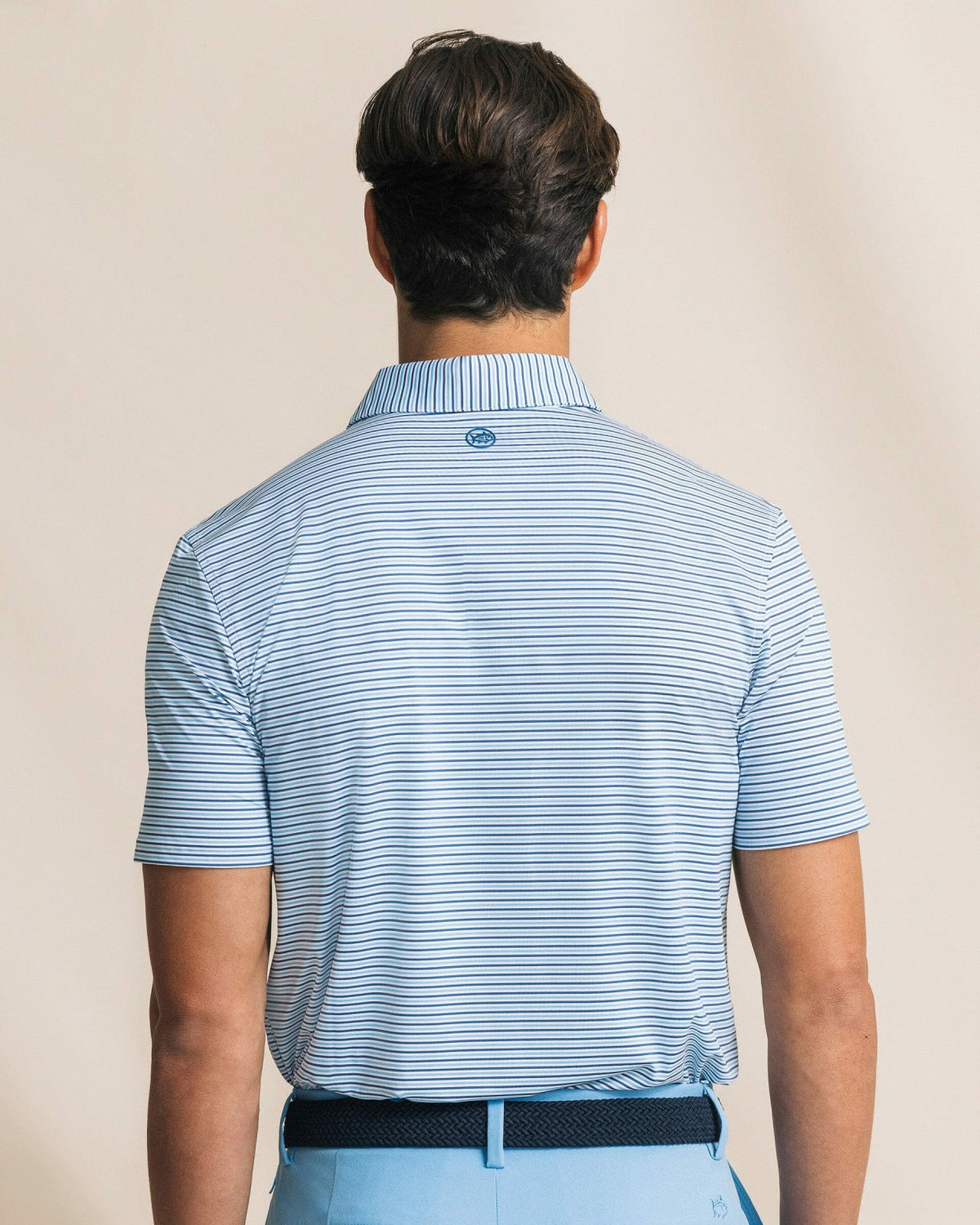 Pelican Landing Stripe Performance Polo | Southern Tide Exclusive
