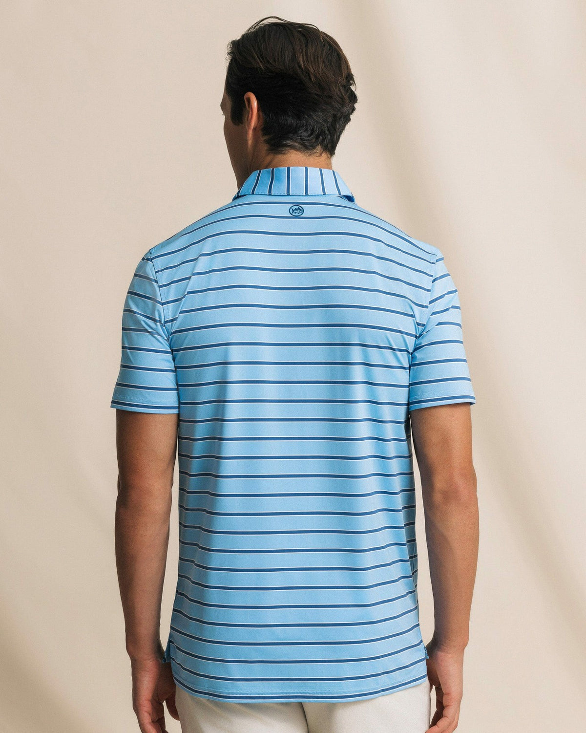 Moonlight Bay Stripe Performance Polo | Southern Tide Great Value