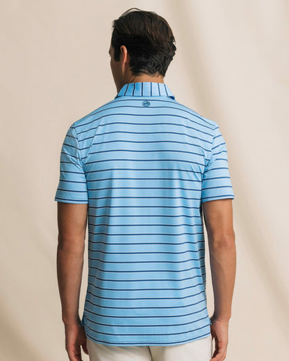 Moonlight Bay Stripe Performance Polo | Southern Tide Great Value