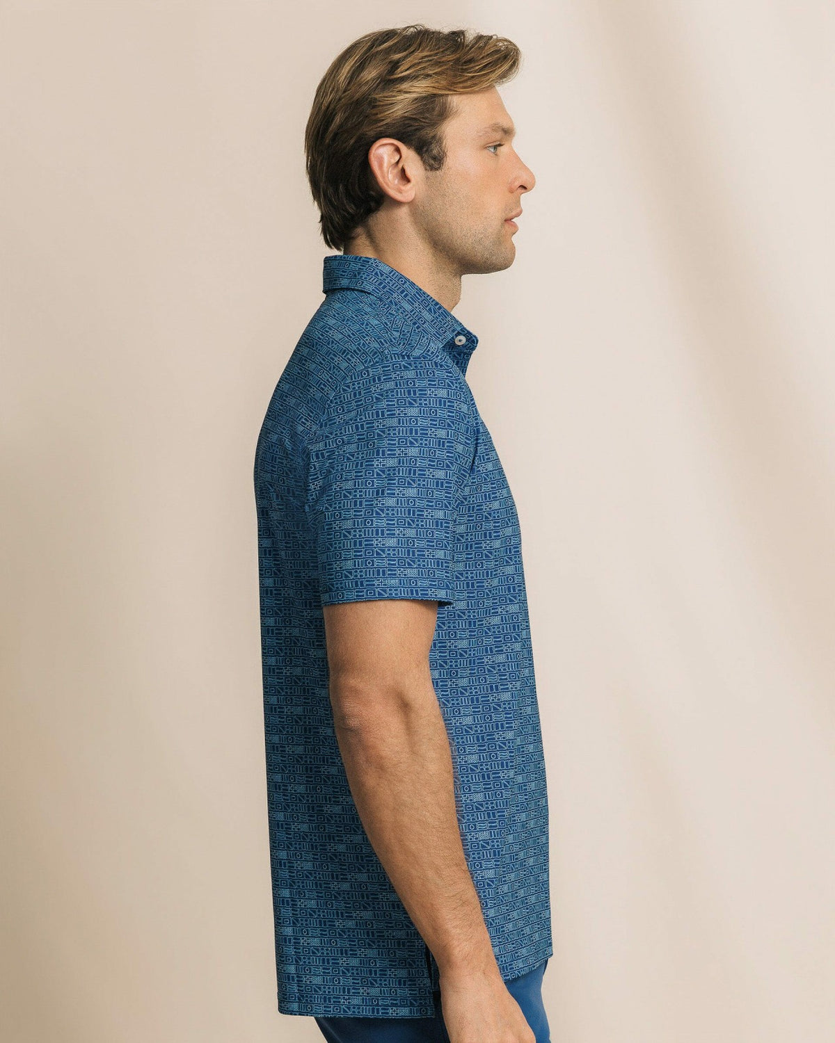Driver ST Nautical Flag Printed Polo | Southern Tide New