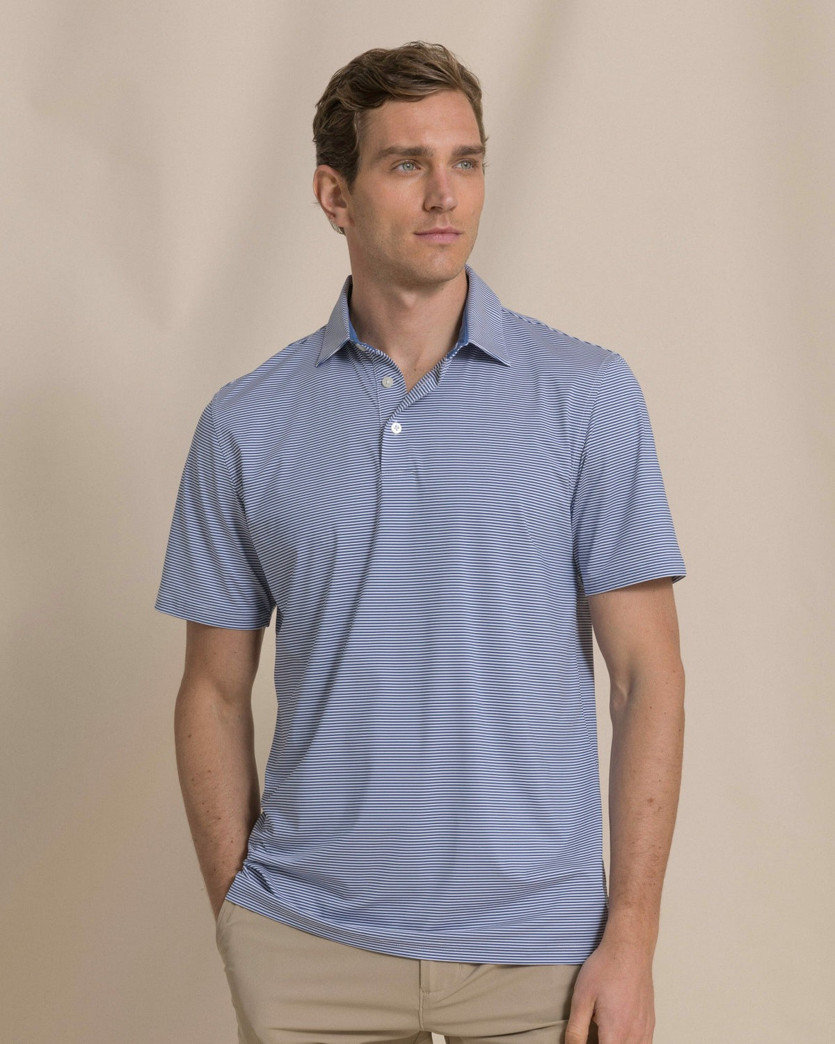 Meadowbrook Stripe Performance Polo | Southern Tide Popular