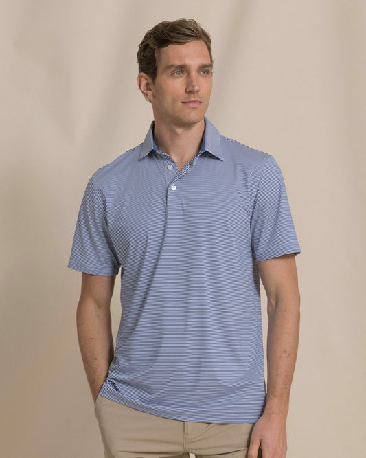 Meadowbrook Stripe Performance Polo | Southern Tide Popular