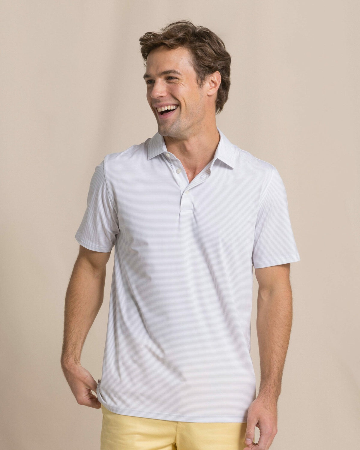 Meadowbrook Stripe Performance Polo | Southern Tide Popular