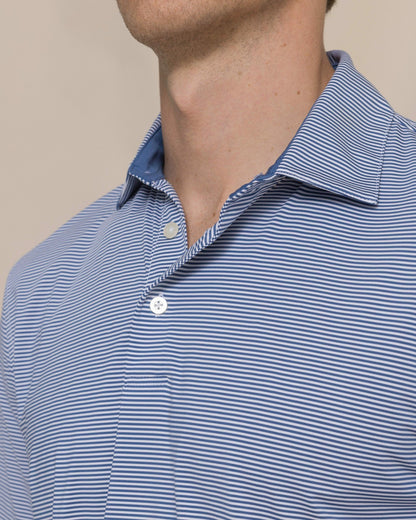 Meadowbrook Stripe Performance Polo | Southern Tide Popular