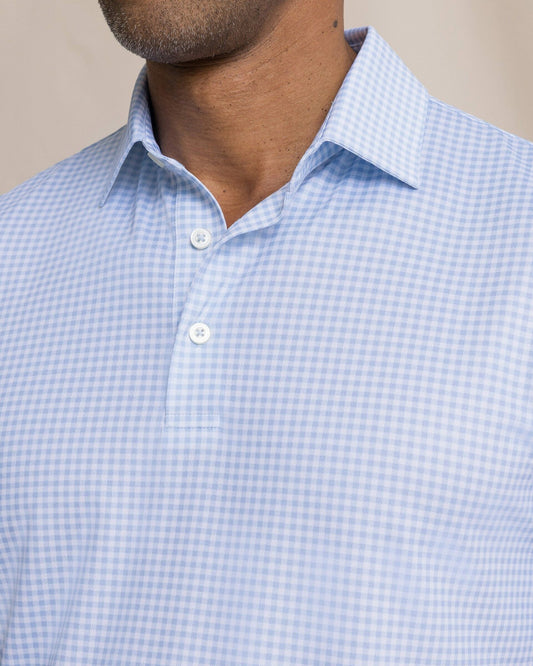 Driver Island View Gingham Printed Polo | Southern Tide Deals