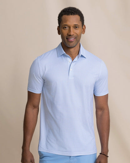 Driver Island View Gingham Printed Polo | Southern Tide Deals