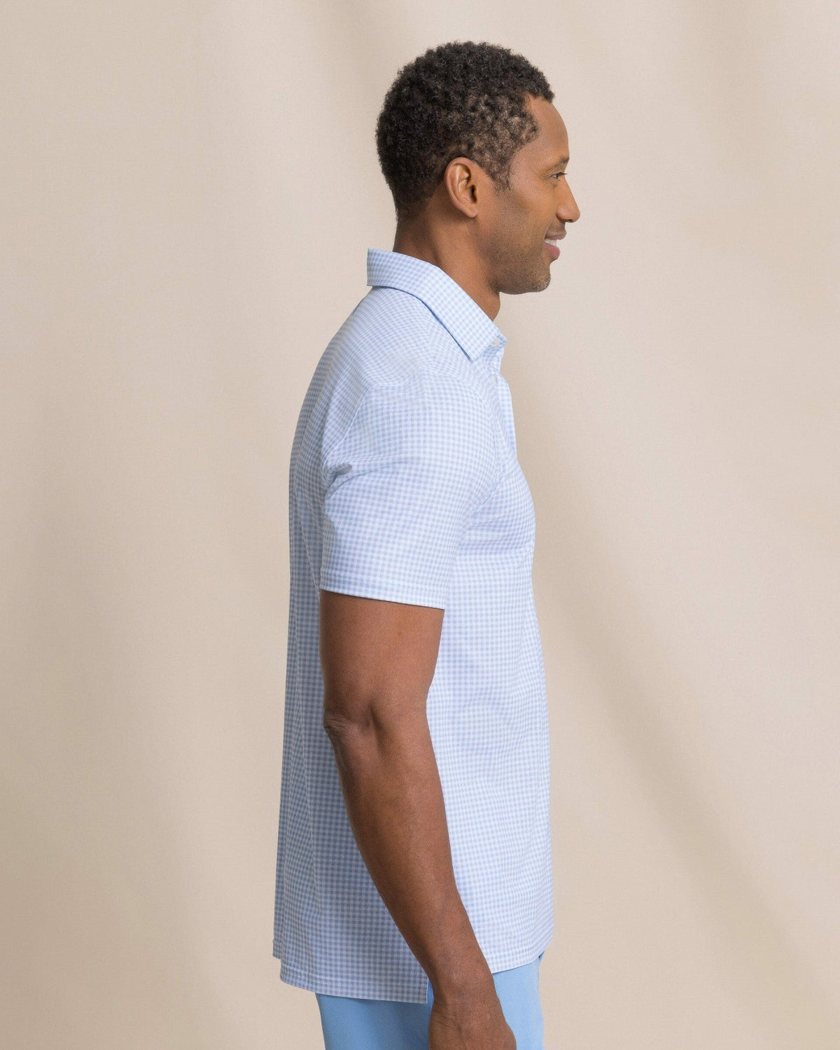 Driver Island View Gingham Printed Polo | Southern Tide Deals