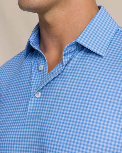 Driver Island View Gingham Printed Polo | Southern Tide Deals