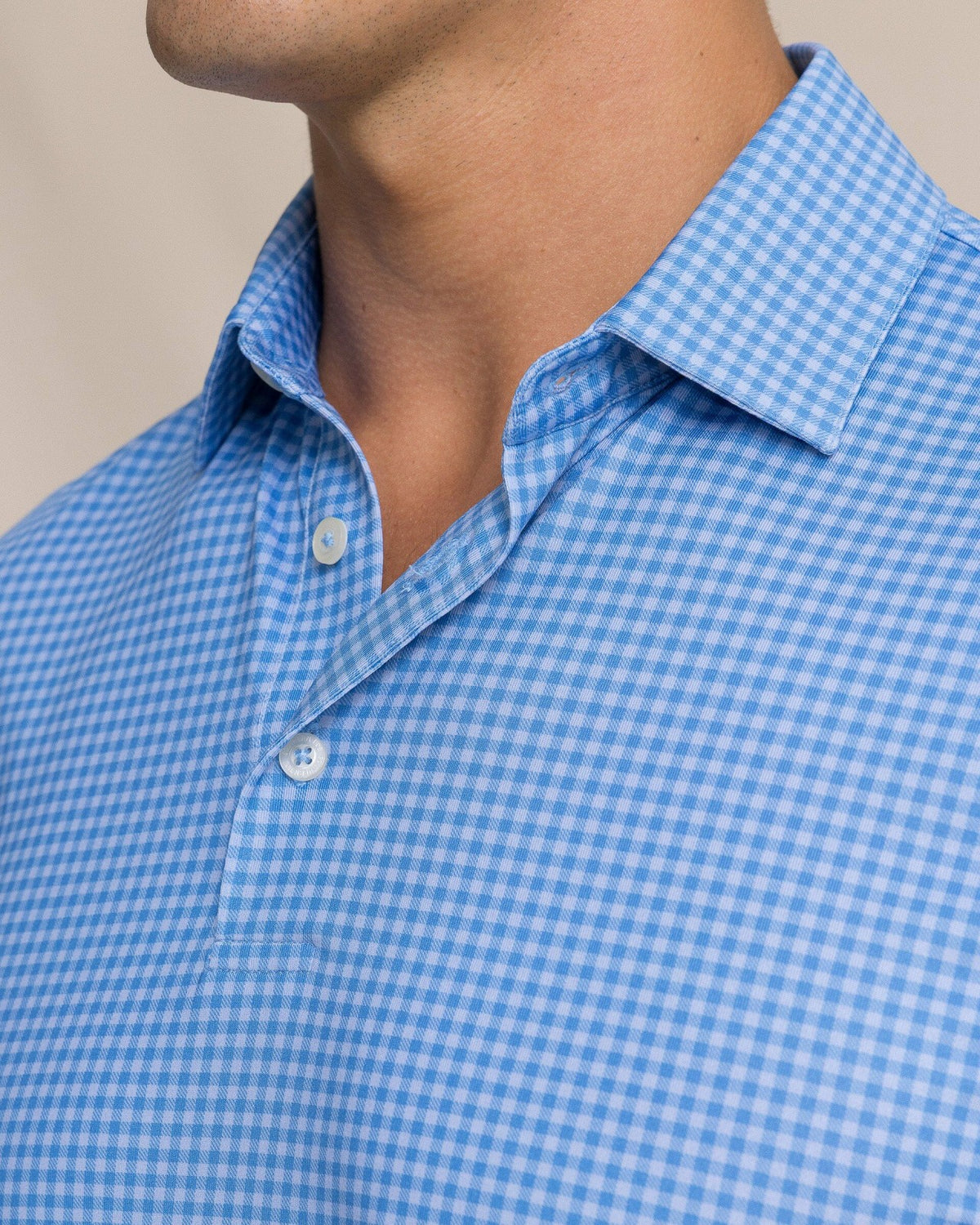 Driver Island View Gingham Printed Polo | Southern Tide Deals