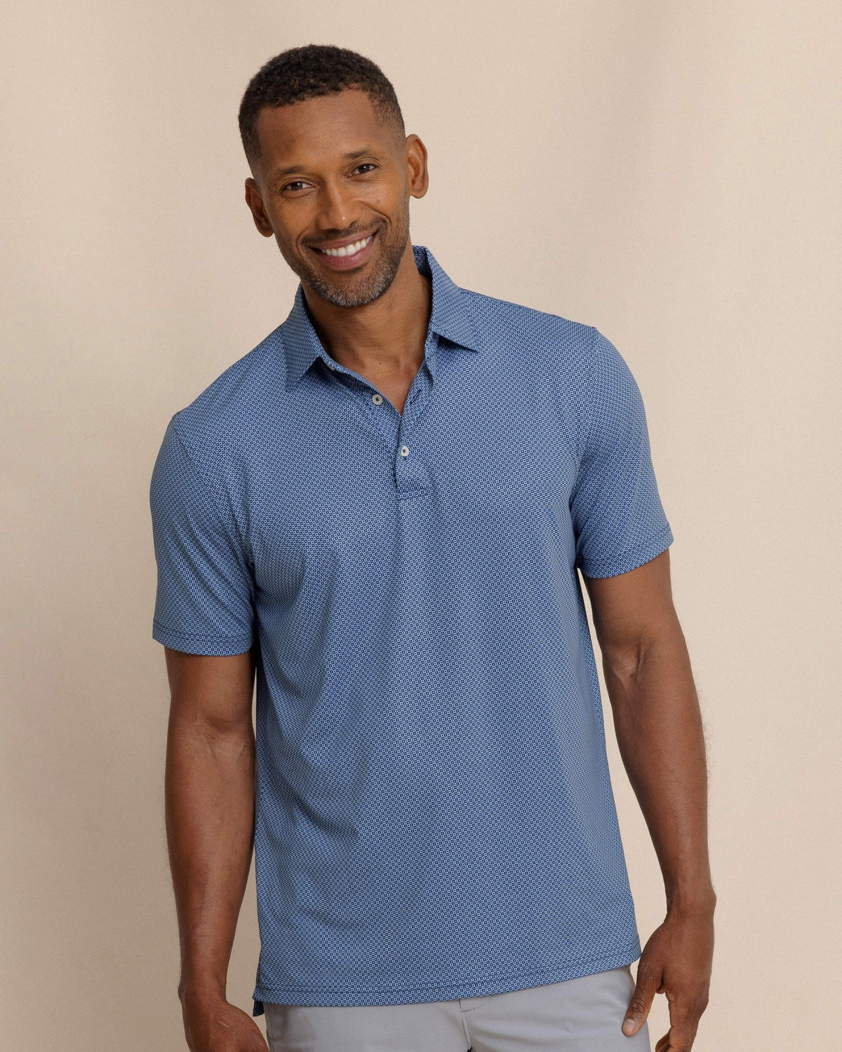 Driver Coastal Geo Printed Polo | Southern Tide Deals
