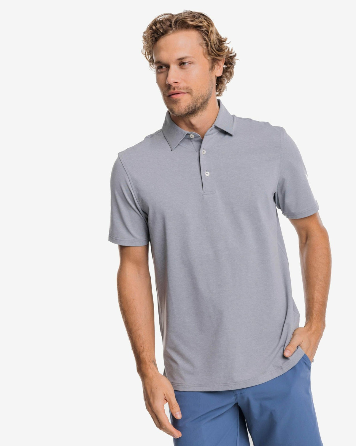 brrr°®-eeze Heather Performance Polo Shirt | Southern Tide Top Pick