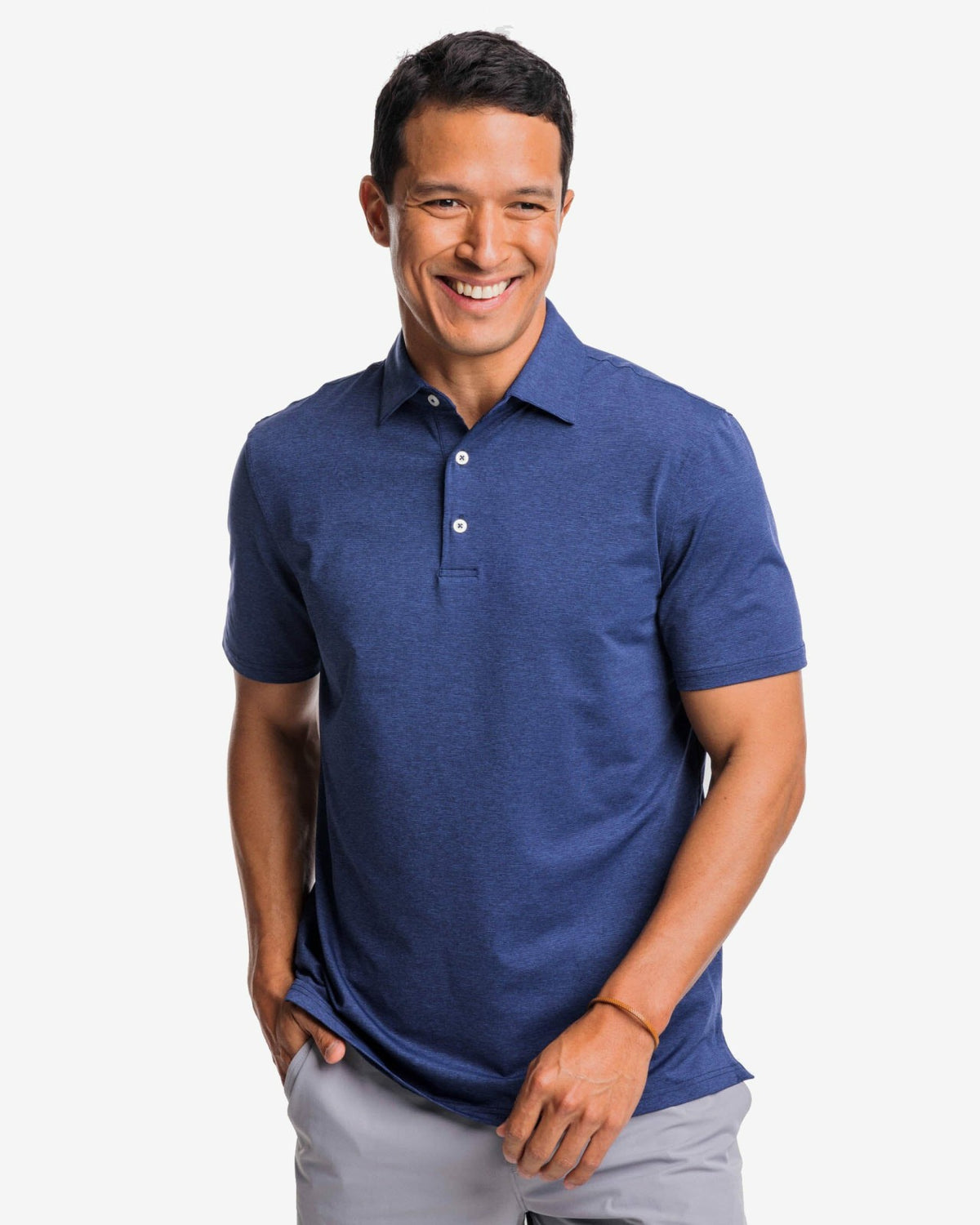 brrr°®-eeze Heather Performance Polo Shirt | Southern Tide Top Pick