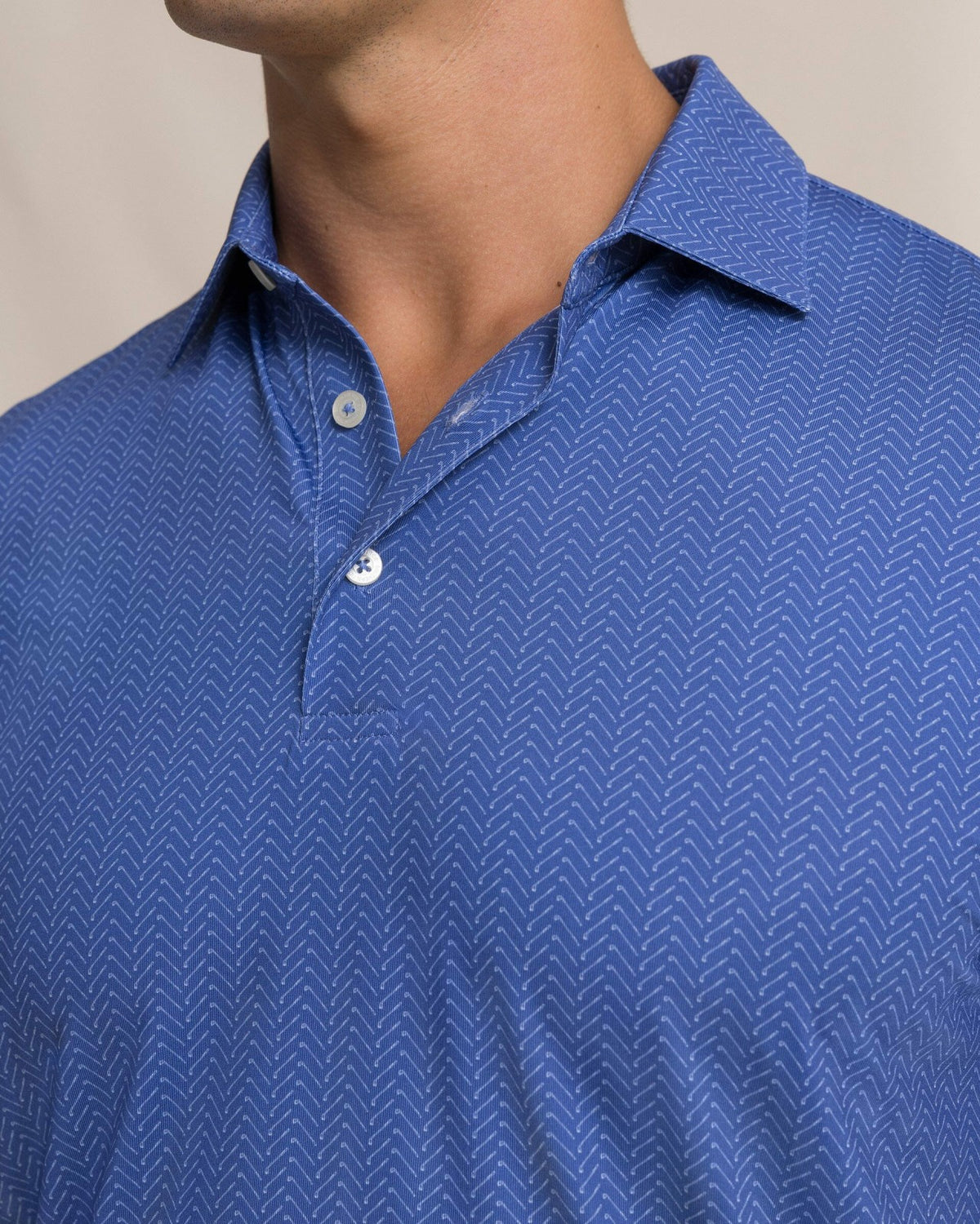 Driver Raise The Par Printed Polo | Southern Tide Classic