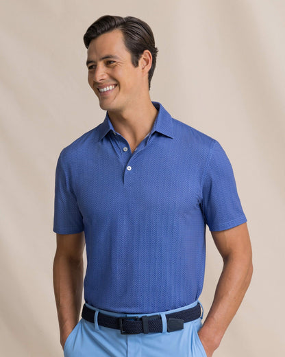 Driver Raise The Par Printed Polo | Southern Tide Classic