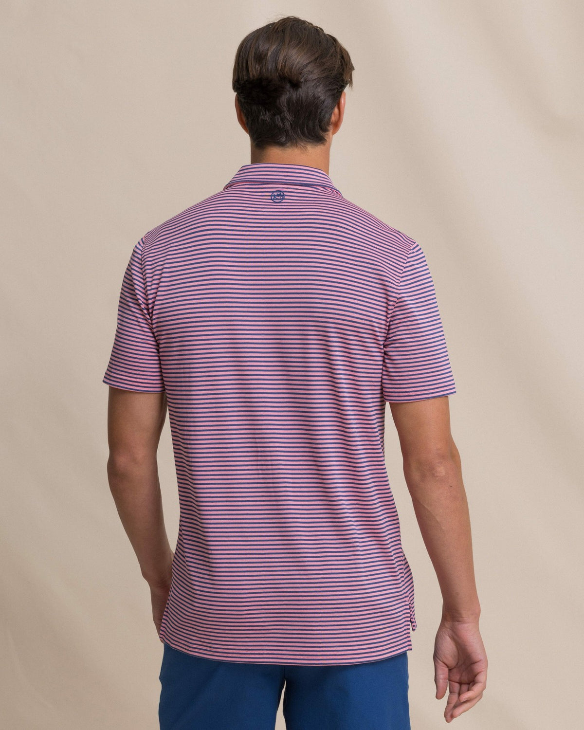 Oceanfront Stripe Pique Performance Polo | Southern Tide Sale