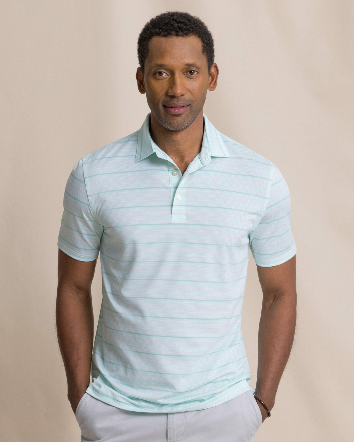 Driver Wild Winds Stripe Polo | Southern Tide Best Seller