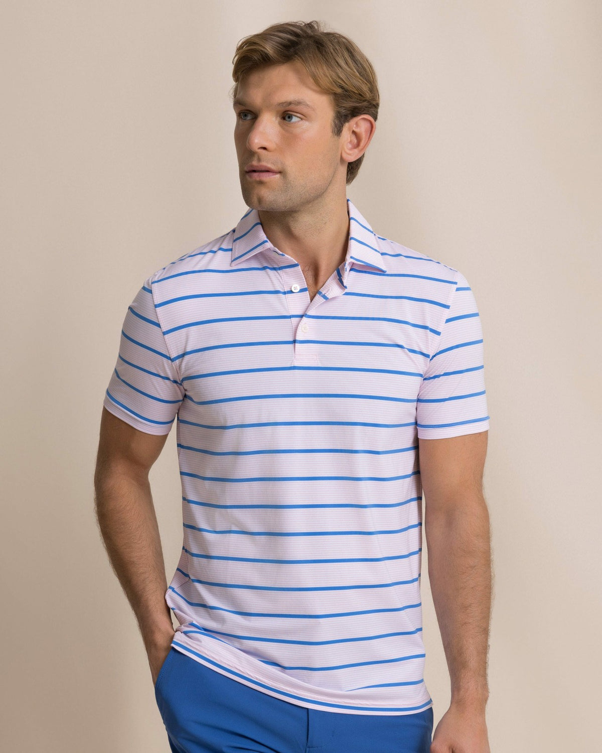 Core Sound Stripe Performance Polo | Southern Tide Deals