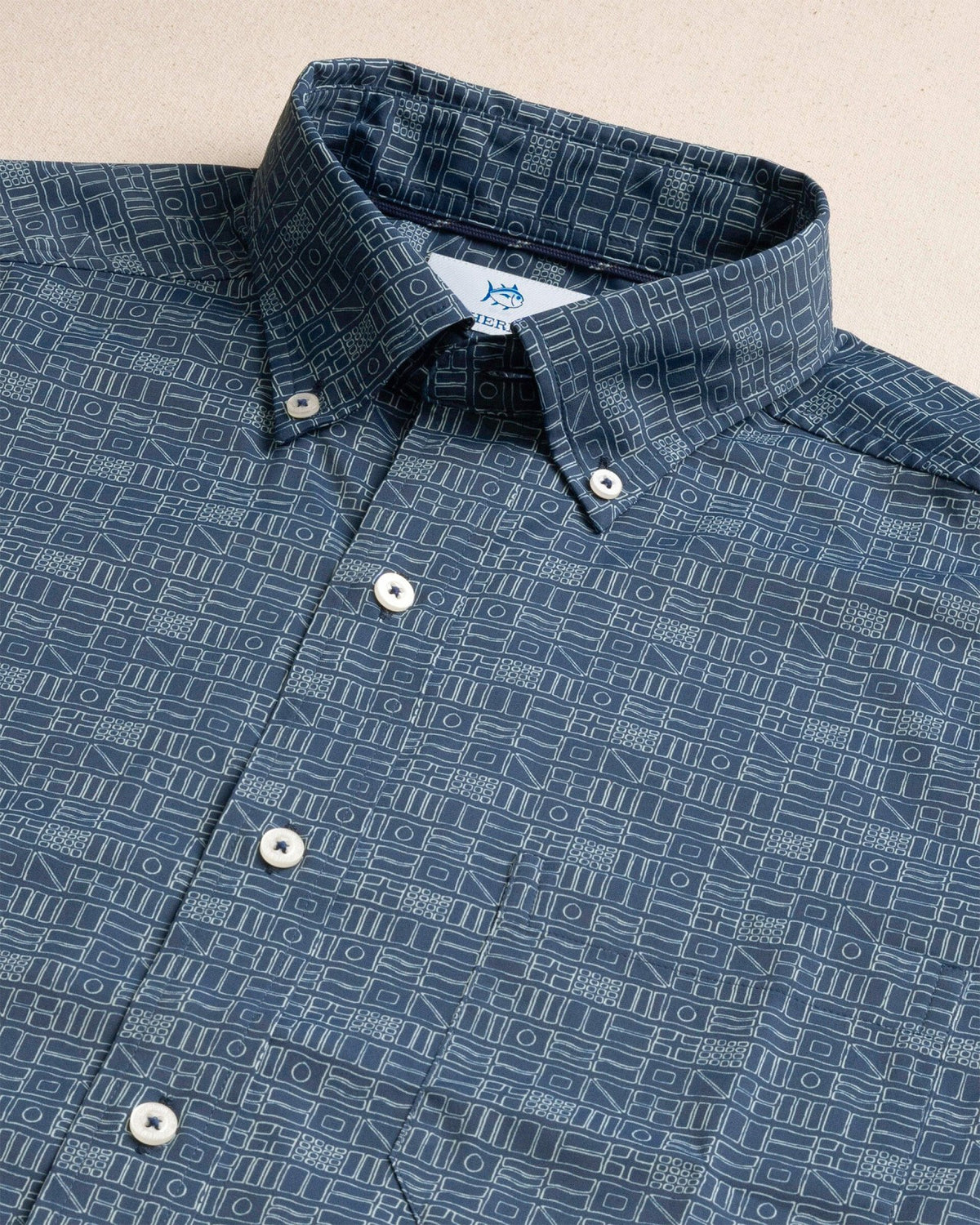 ST Nautical Flags Short Sleeve Sport Shirt | Southern Tide Smart Buy