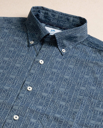 ST Nautical Flags Short Sleeve Sport Shirt | Southern Tide Smart Buy