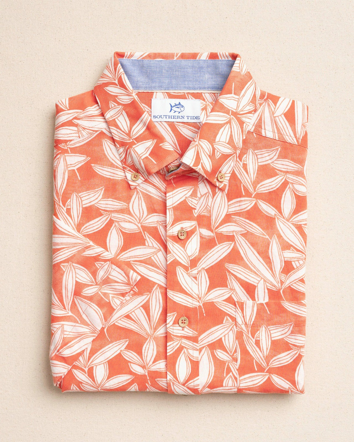 Kokomo Row Linen Rayon Short Sleeve Sport Shirt | Southern Tide Premium