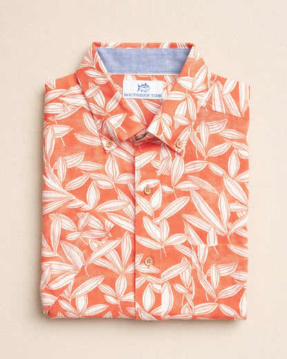 Kokomo Row Linen Rayon Short Sleeve Sport Shirt | Southern Tide Premium