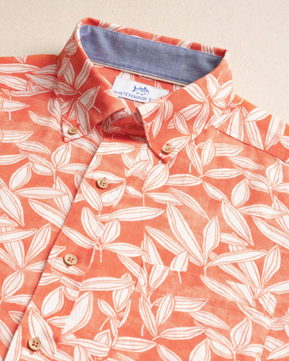 Kokomo Row Linen Rayon Short Sleeve Sport Shirt | Southern Tide Premium