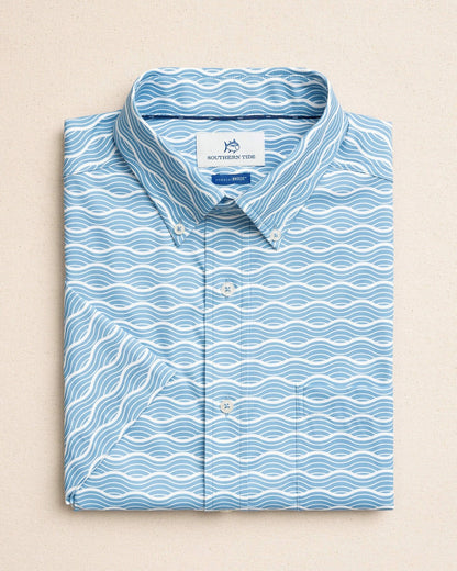 Ocean Echo Short Sleeve Sport Shirt | Southern Tide Discount