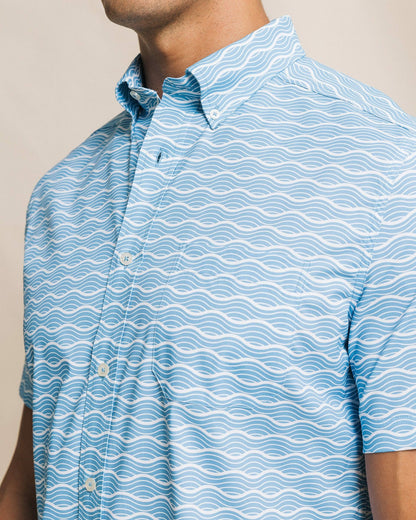 Ocean Echo Short Sleeve Sport Shirt | Southern Tide Discount