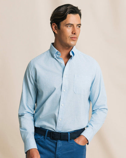 Ocean Mist Slub Sport Shirt | Southern Tide Sale
