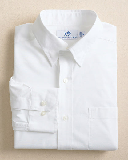 Charleston Overbrook Solid Long Sleeve Shirt | Southern Tide Popular