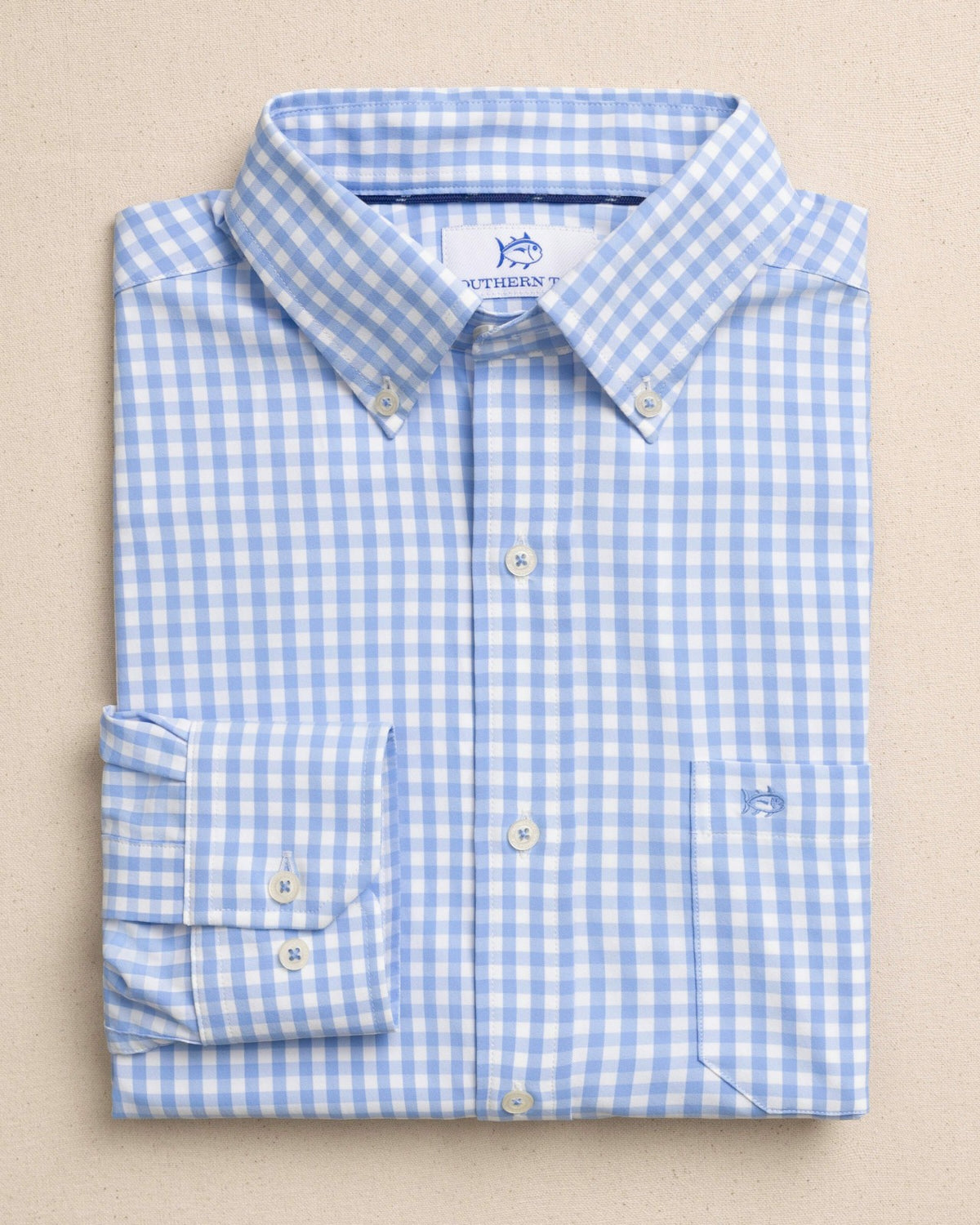 Nassau Gingham Coastal Breeze® Sport Shirt | Southern Tide Exclusive