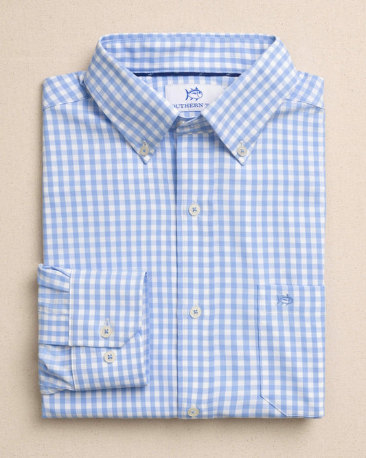 Nassau Gingham Coastal Breeze® Sport Shirt | Southern Tide Exclusive
