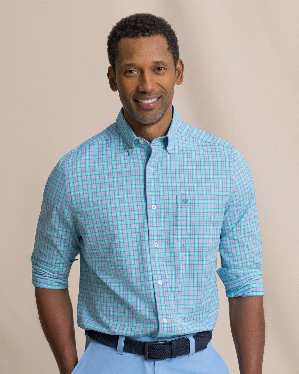 Tortuga Plaid Coastal Breeze® Sport Shirt | Southern Tide Trending