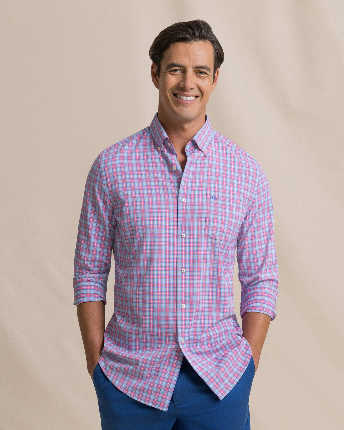 Tortuga Plaid Coastal Breeze® Sport Shirt | Southern Tide Trending