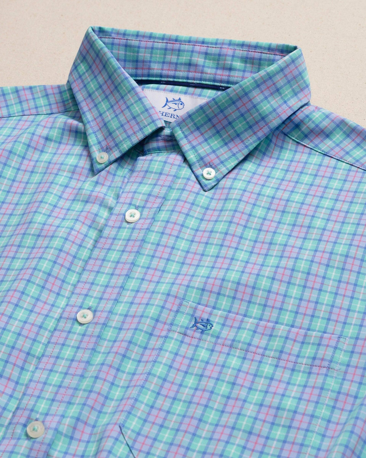 Tortuga Plaid Coastal Breeze® Sport Shirt | Southern Tide Trending