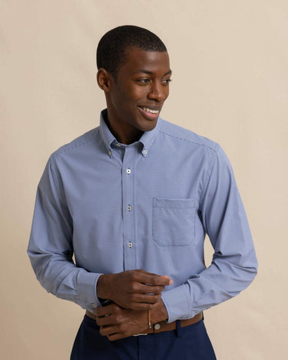 Micro Gingham brrr°® Intercoastal Sport Shirt | Southern Tide Premium