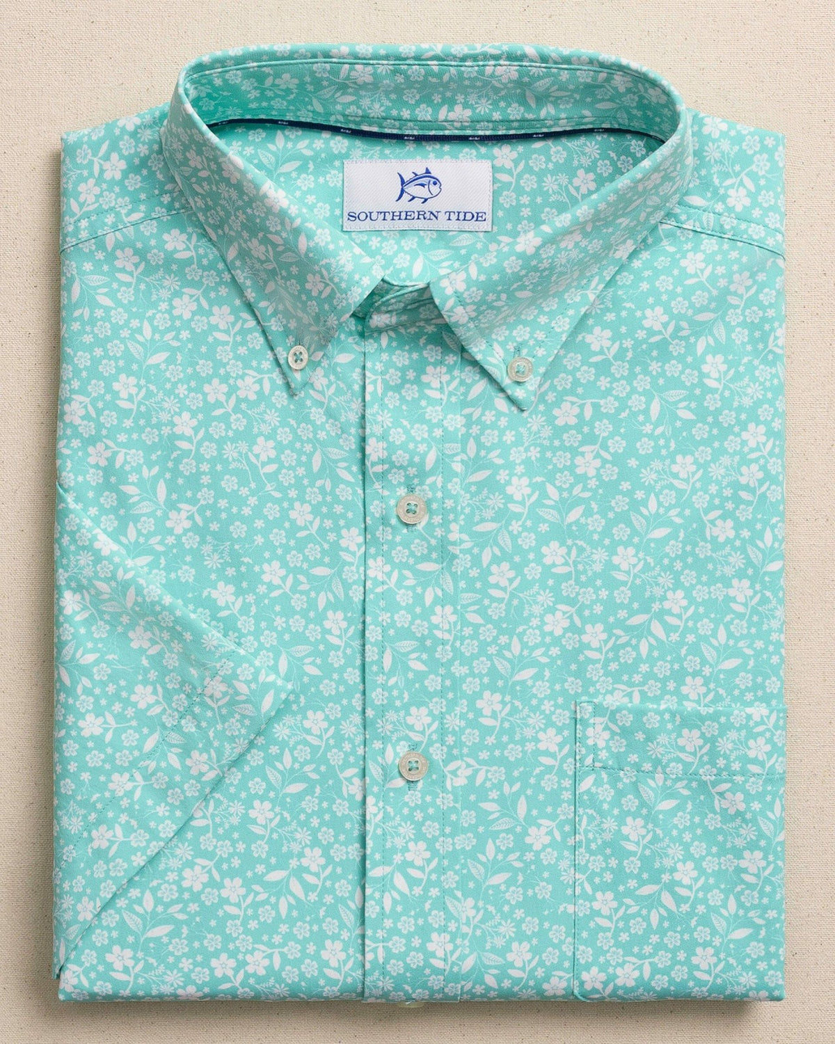 Garden Blooms Short Sleeve Sport Shirt | Southern Tide Signature