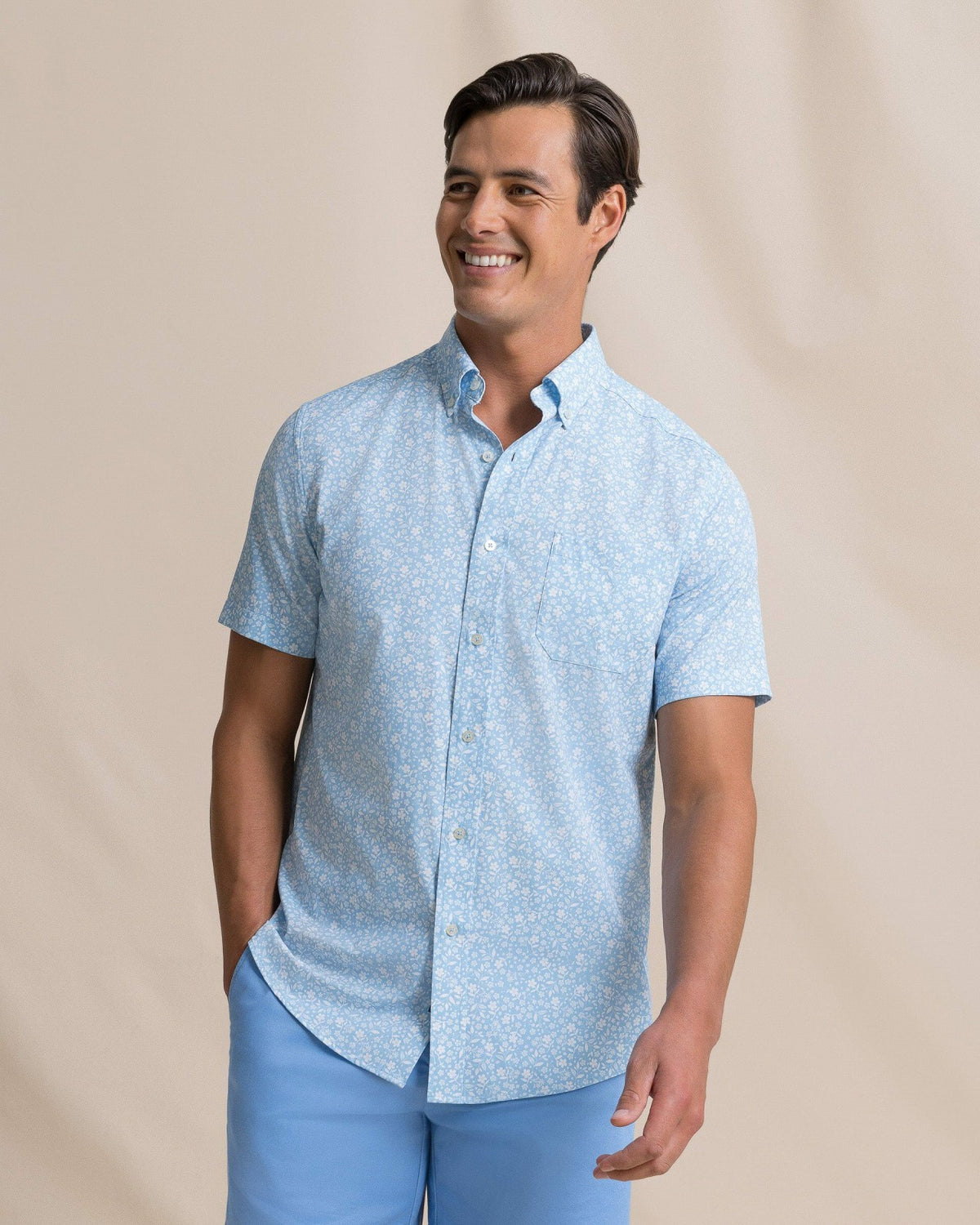 Garden Blooms Short Sleeve Sport Shirt | Southern Tide Signature
