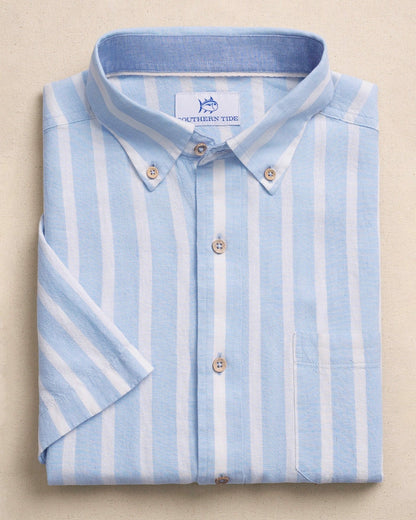 Seamark Stripe Short Sleeve Sport Shirt | Southern Tide Value