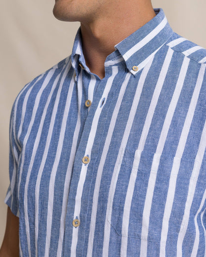 Seamark Stripe Short Sleeve Sport Shirt | Southern Tide Value
