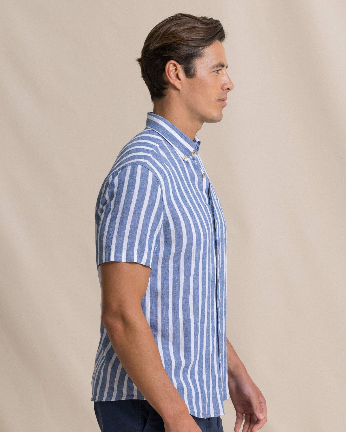 Seamark Stripe Short Sleeve Sport Shirt | Southern Tide Value